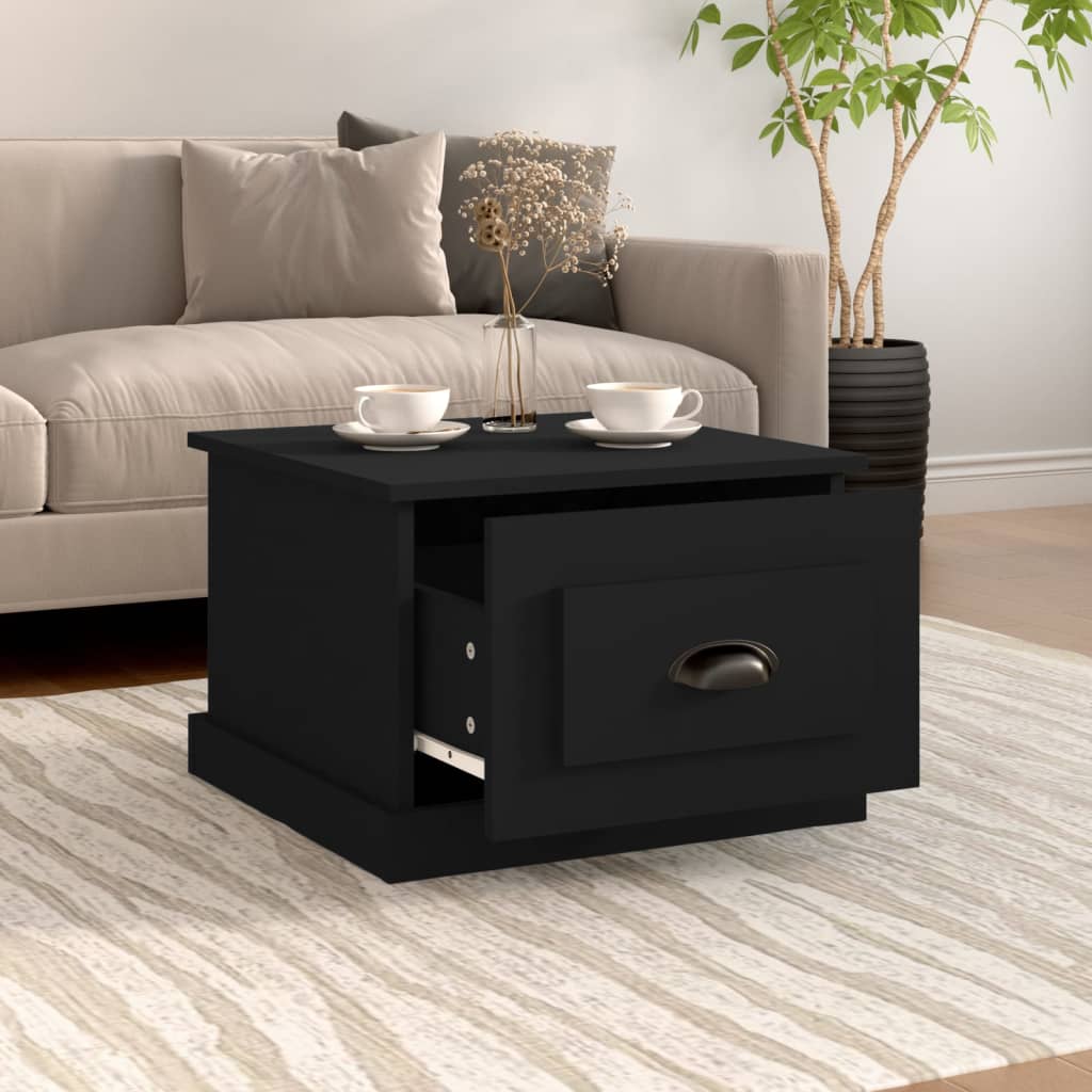 Table basse Noir 50x50x35 cm Bois d'ingénierie Tables basses vidaXL   