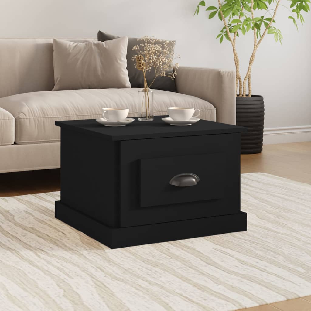 Table basse Noir 50x50x35 cm Bois d'ingénierie Tables basses vidaXL   