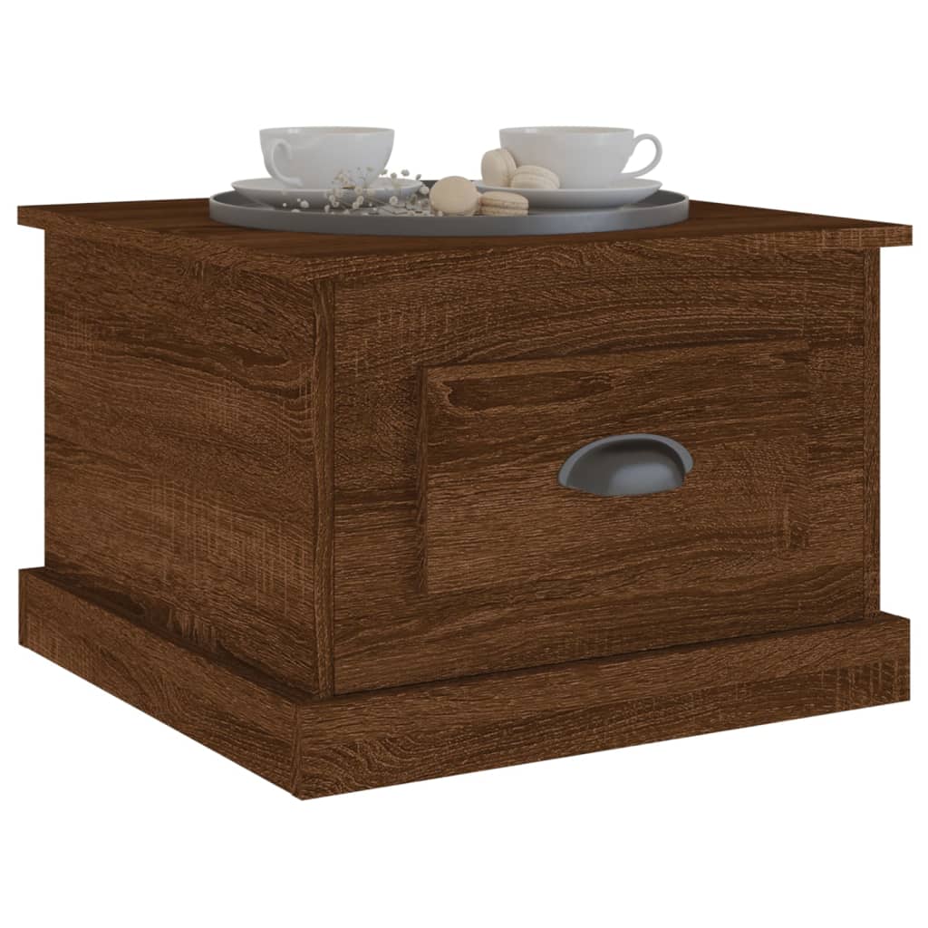 Table basse Chêne marron 50x50x35 cm Bois d'ingénierie Tables basses vidaXL   