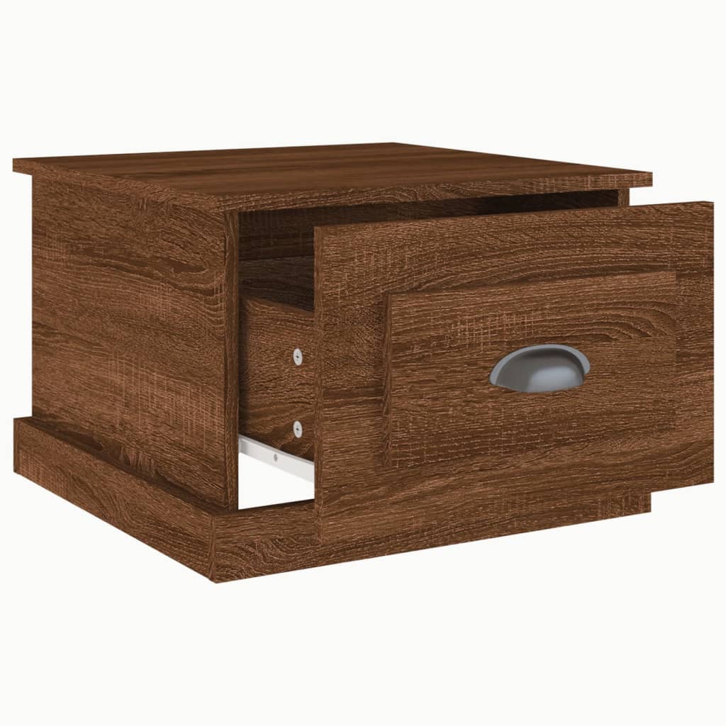 Table basse Chêne marron 50x50x35 cm Bois d'ingénierie Tables basses vidaXL   