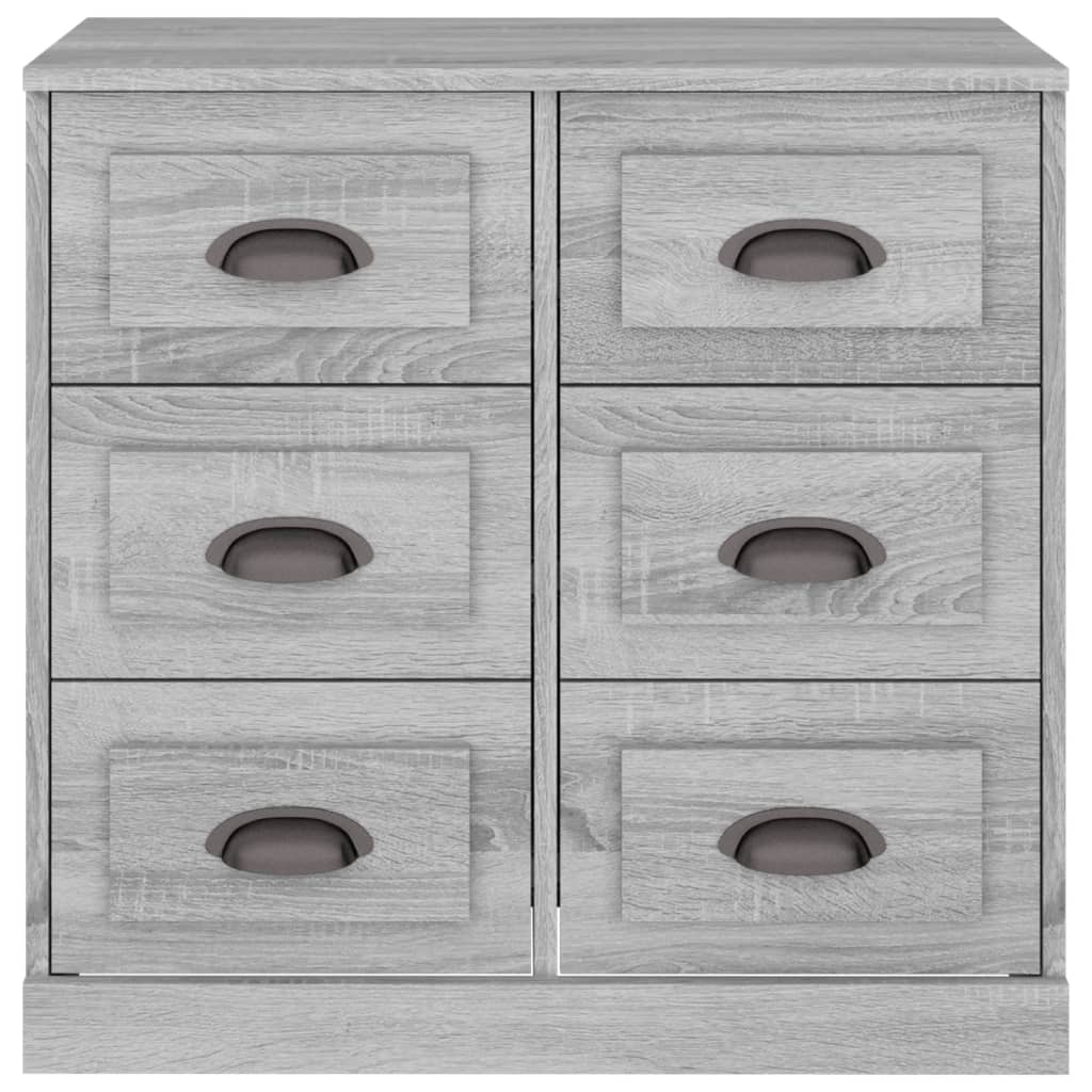 Buffet sonoma gris 70x35,5x67,5 cm bois d'ingénierie Buffets & bahuts vidaXL   