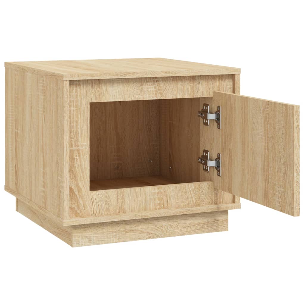 Table basse chêne sonoma 51x50x44 cm bois d'ingénierie Tables basses vidaXL   