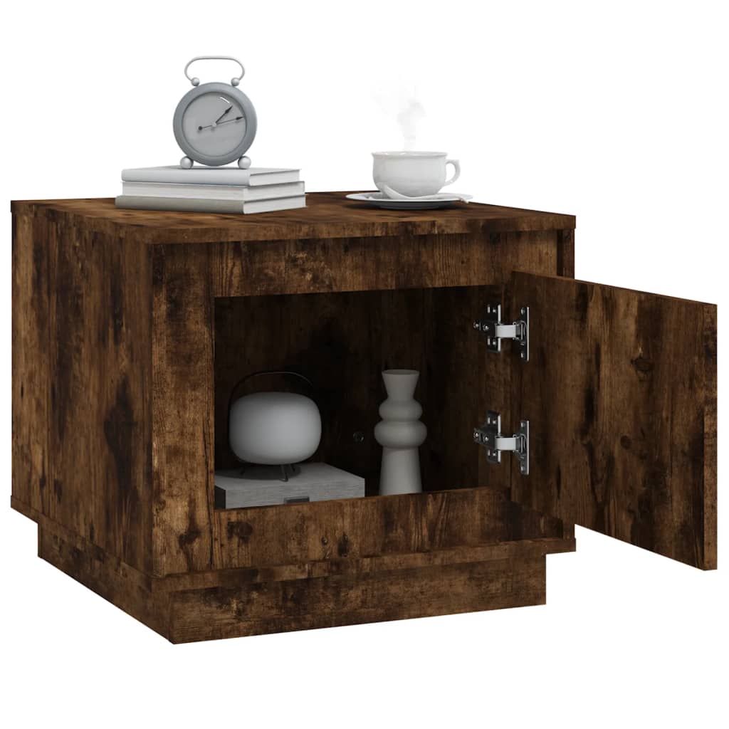 Table basse chêne fumé 51x50x44 cm bois d'ingénierie Tables basses vidaXL   
