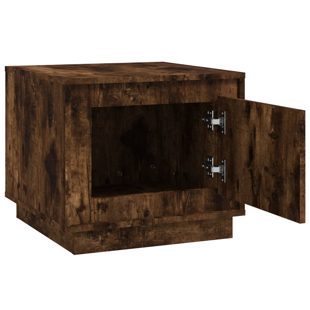 Table basse chêne fumé 51x50x44 cm bois d'ingénierie Tables basses vidaXL   