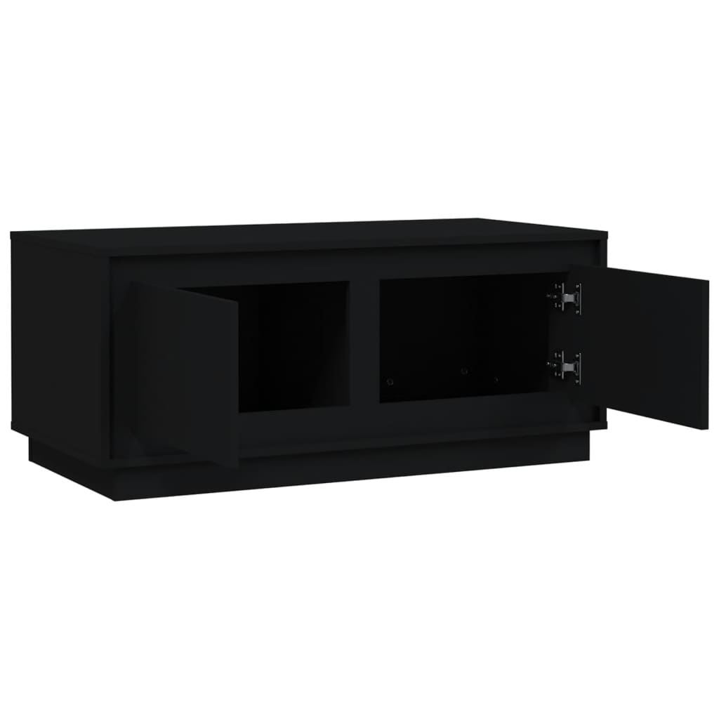 Table basse noir 102x50x44 cm bois d'ingénierie Tables basses vidaXL   