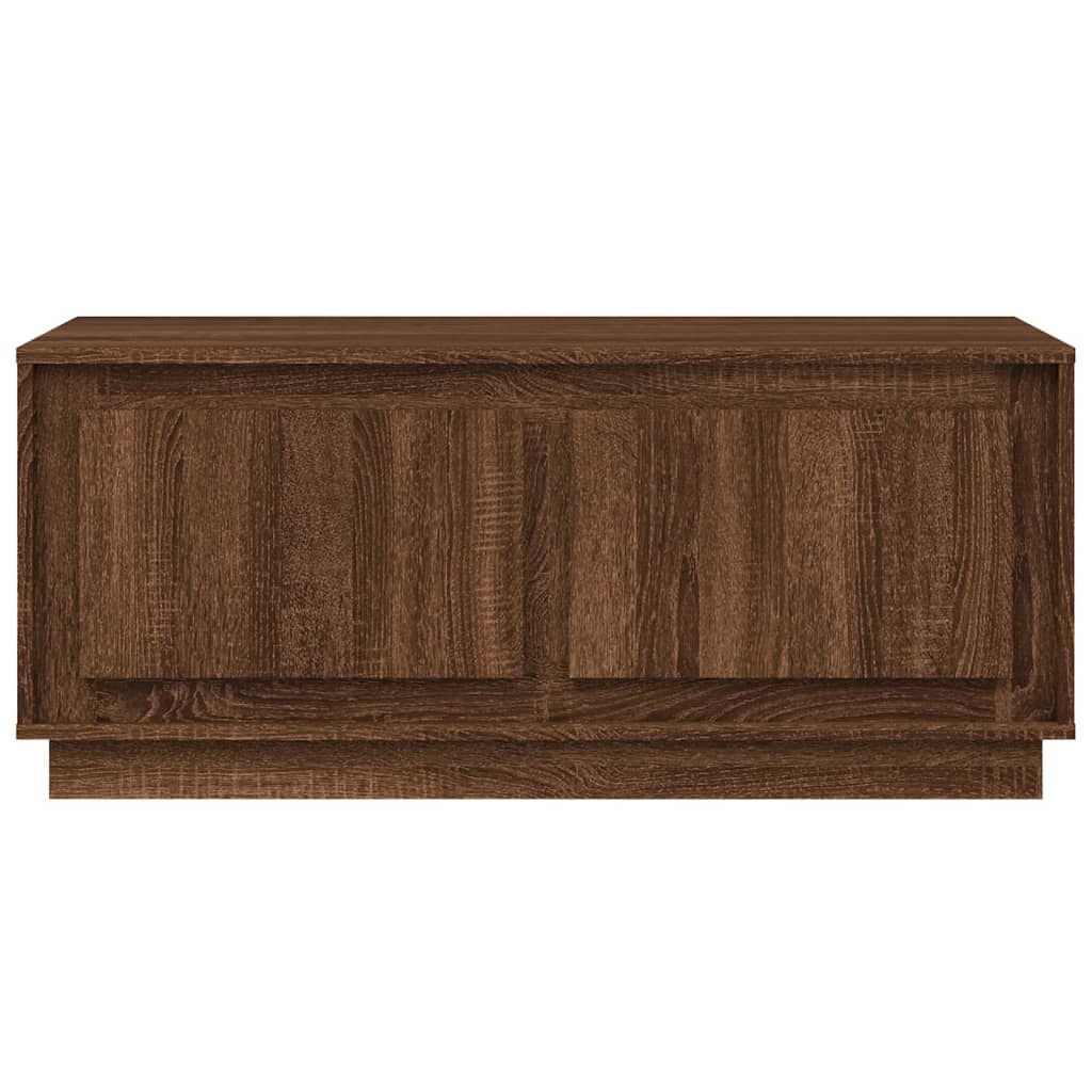 Table basse chêne marron 102x50x44 cm bois d'ingénierie Tables basses vidaXL   