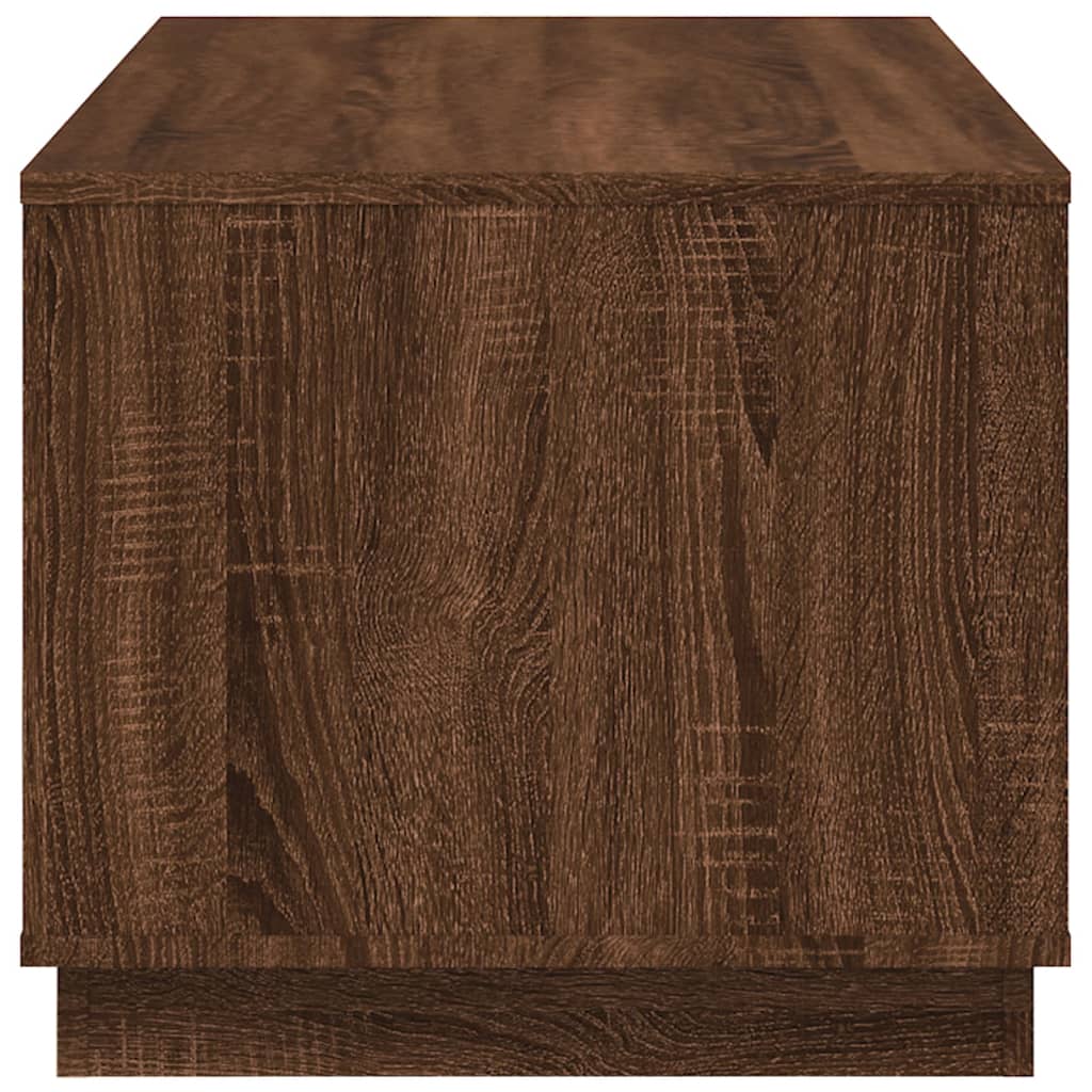 Table basse chêne marron 102x50x44 cm bois d'ingénierie Tables basses vidaXL   