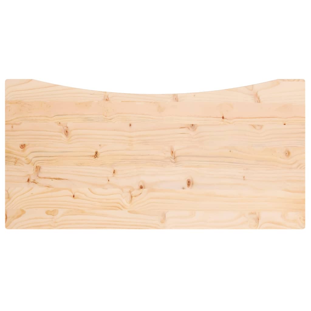 Dessus de bureau 100x60x2,5 cm bois massif de pin Pièces et accessoires pour bureaux vidaXL   