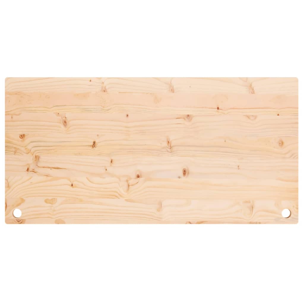 Dessus de bureau 110x55x2,5 cm bois massif de pin Pièces et accessoires pour bureaux vidaXL   