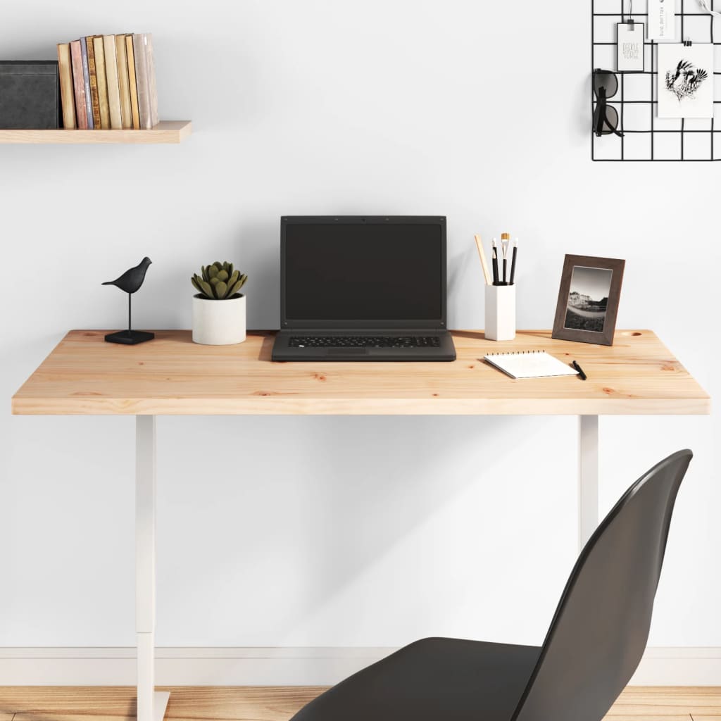 Dessus de bureau 110x55x2,5 cm bois massif de pin Pièces et accessoires pour bureaux vidaXL   