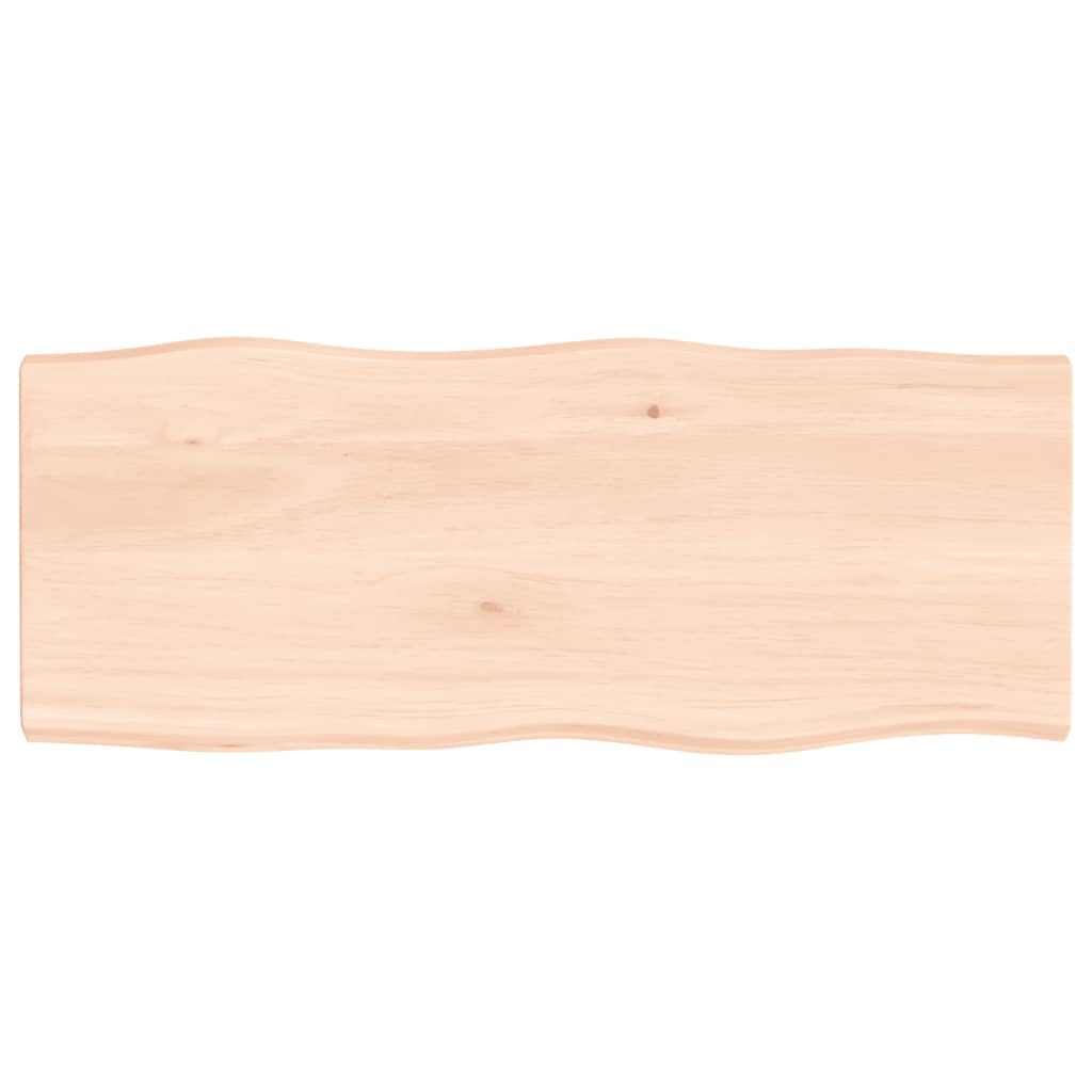 Dessus de table bois massif non traité bordure assortie Plateaux de table vidaXL   