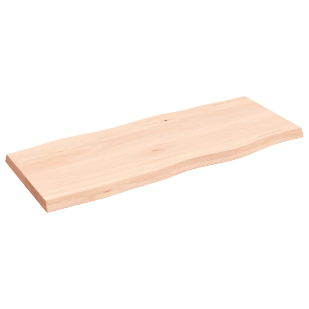 Dessus de table bois massif non traité bordure assortie Plateaux de table vidaXL   