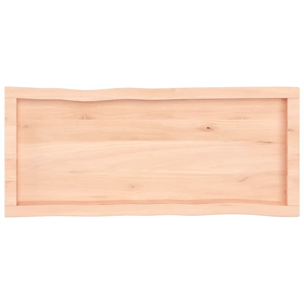 Dessus de table bois massif non traité bordure assortie Plateaux de table vidaXL   