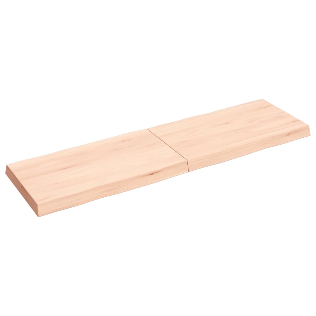 Dessus de table bois massif non traité bordure assortie Plateaux de table vidaXL   