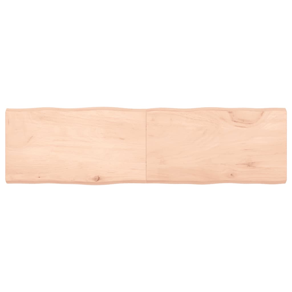 Dessus de table bois massif non traité bordure assortie Plateaux de table vidaXL   