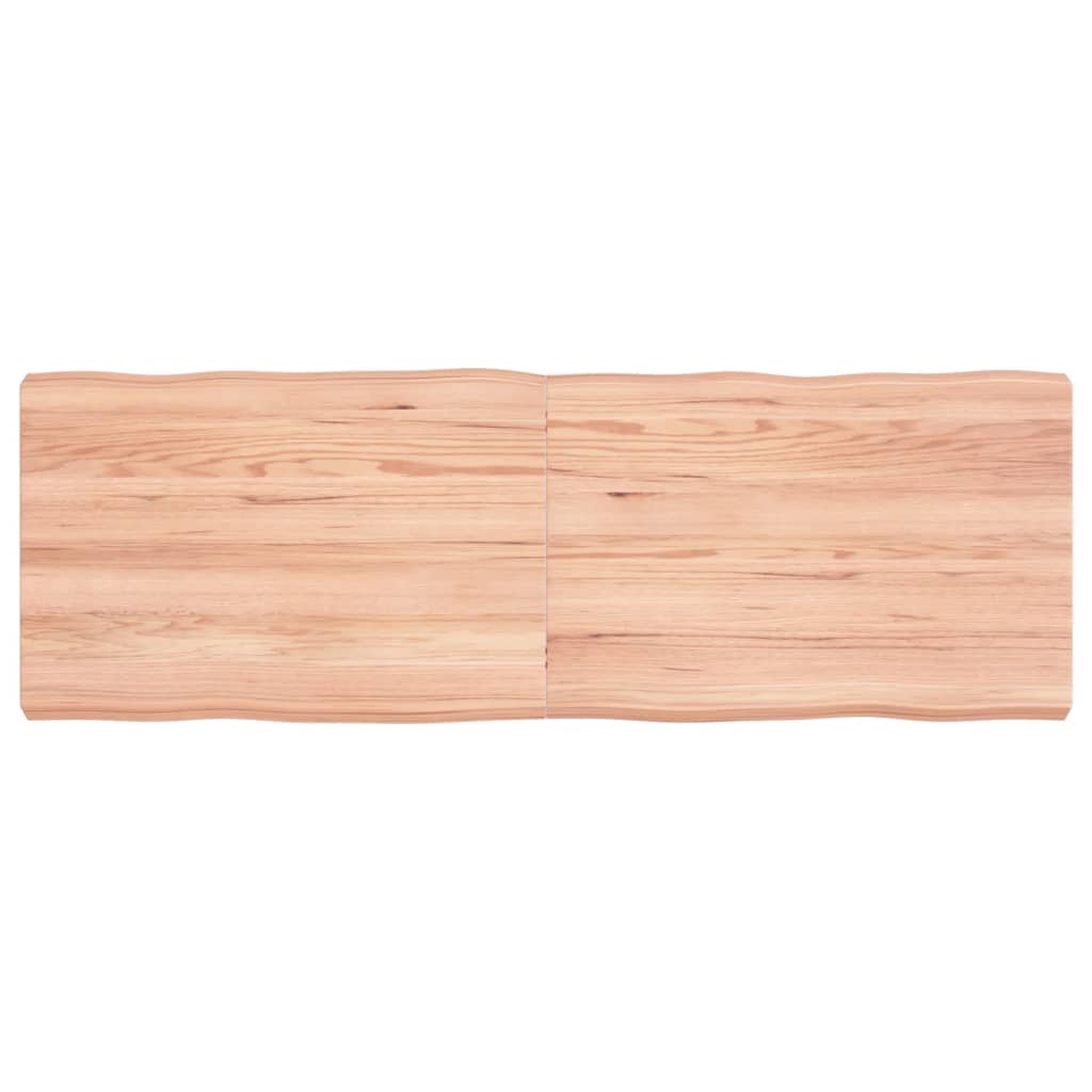 Dessus de table bois massif traité bordure assortie Plateaux de table vidaXL   