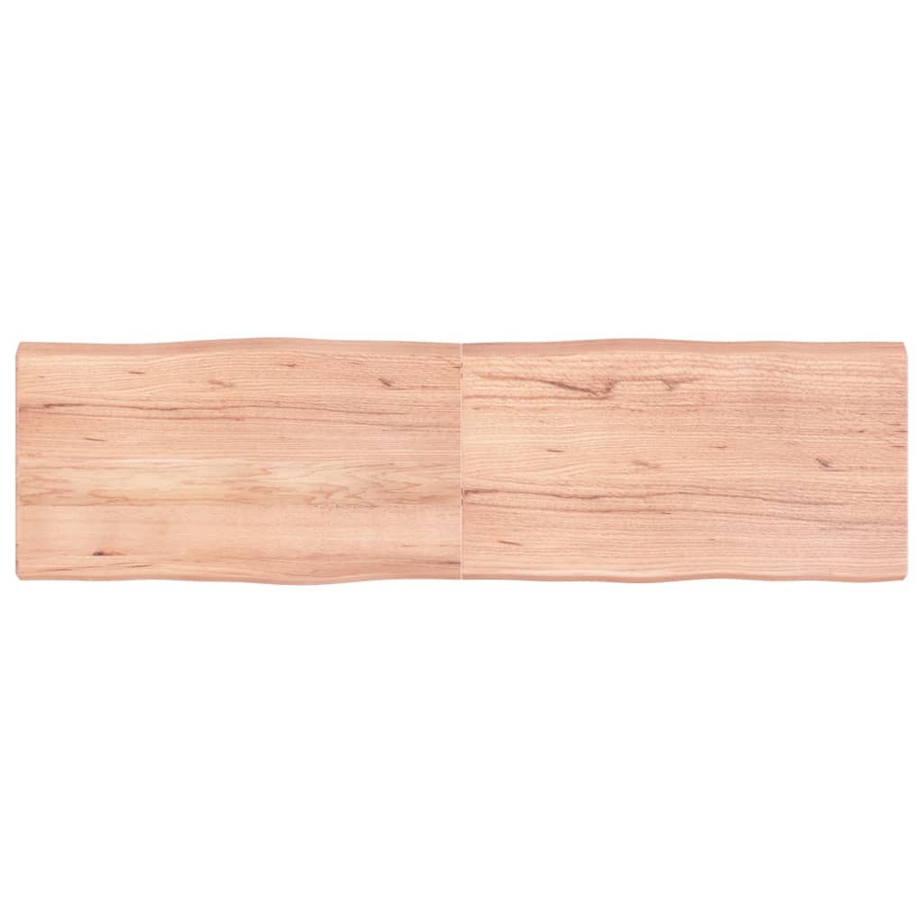 Dessus de table bois massif traité bordure assortie Plateaux de table vidaXL   