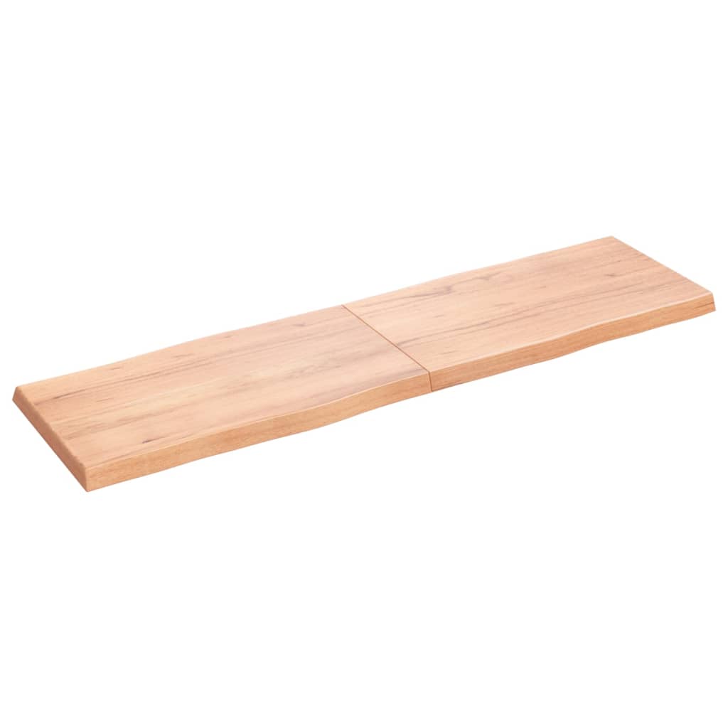 Dessus de table bois massif traité bordure assortie Plateaux de table vidaXL   