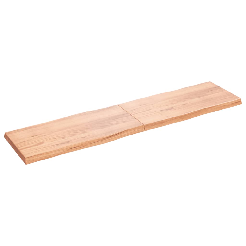 Dessus de table bois massif traité bordure assortie Plateaux de table vidaXL   