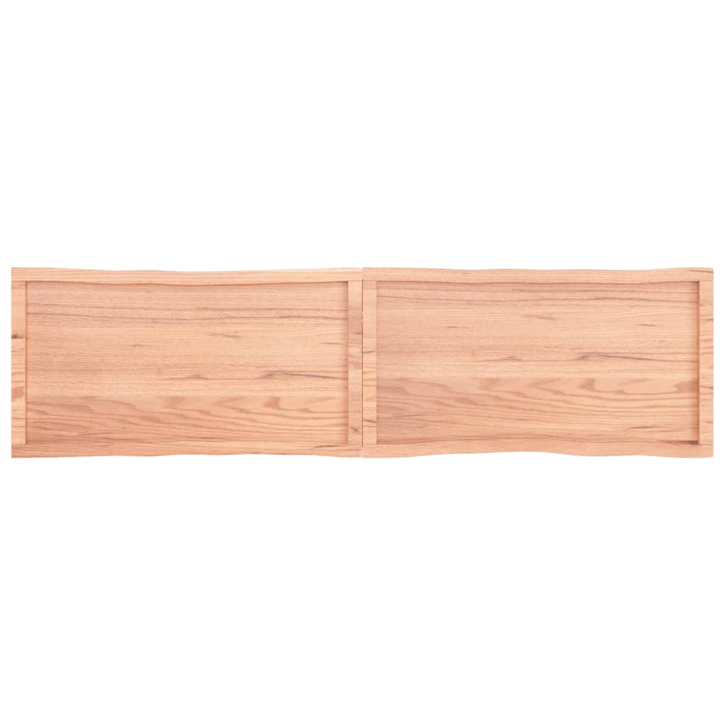 Dessus de table bois massif traité bordure assortie Plateaux de table vidaXL   