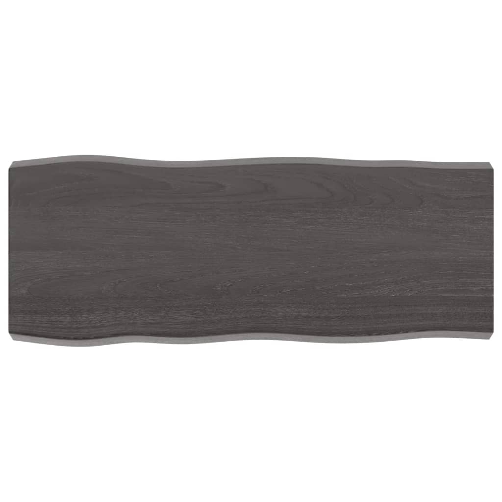Dessus de table bois massif traité bordure assortie Plateaux de table vidaXL   