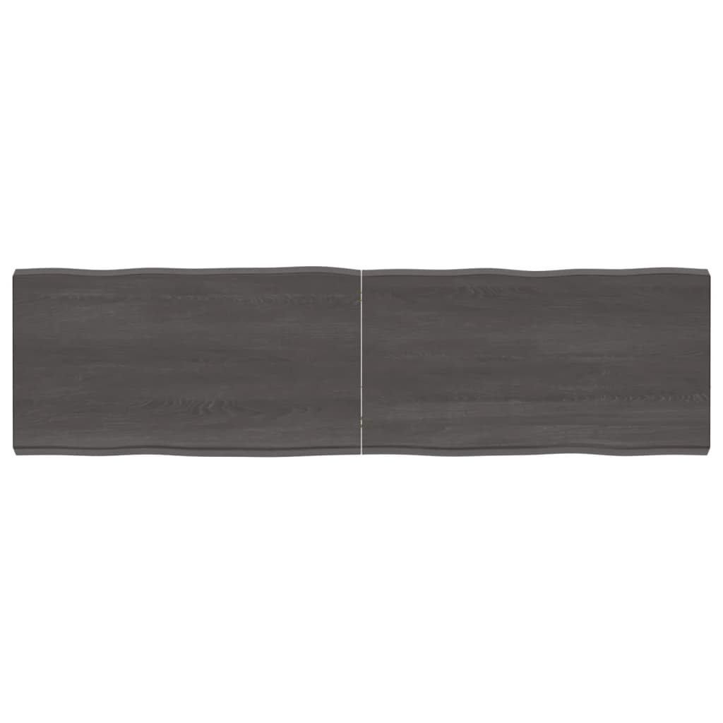 Dessus de table bois massif traité bordure assortie Plateaux de table vidaXL   