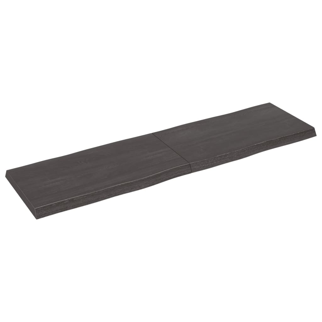 Dessus de table bois massif traité bordure assortie Plateaux de table vidaXL   