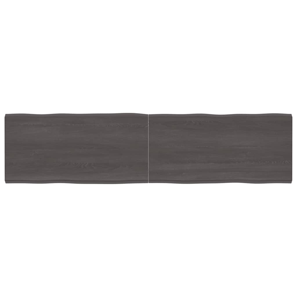 Dessus de table bois massif traité bordure assortie Plateaux de table vidaXL   