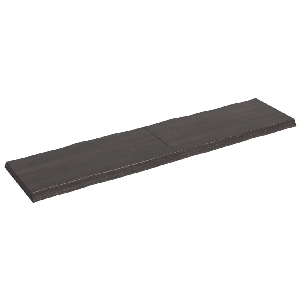Dessus de table bois massif traité bordure assortie Plateaux de table vidaXL   