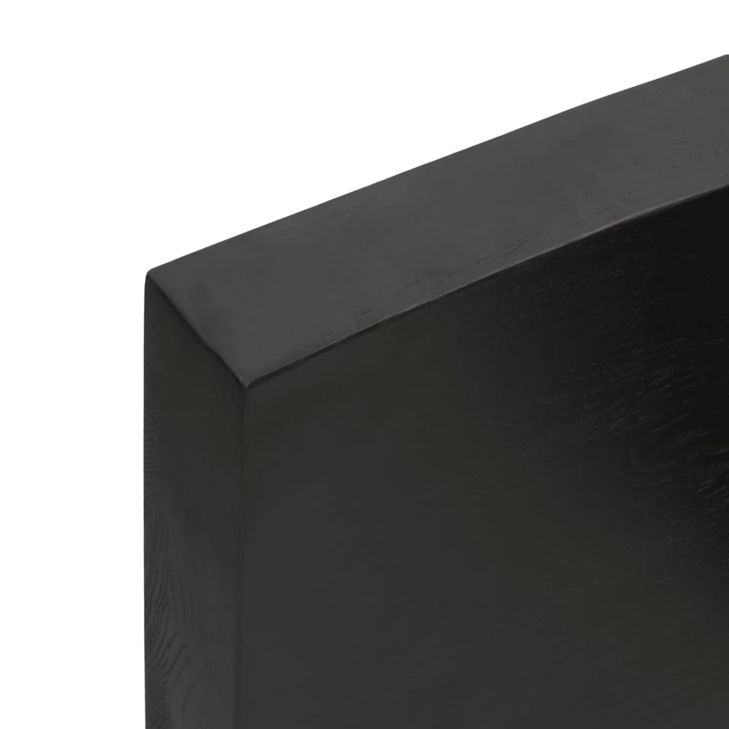 Dessus de table bois massif traité bordure assortie Plateaux de table vidaXL   