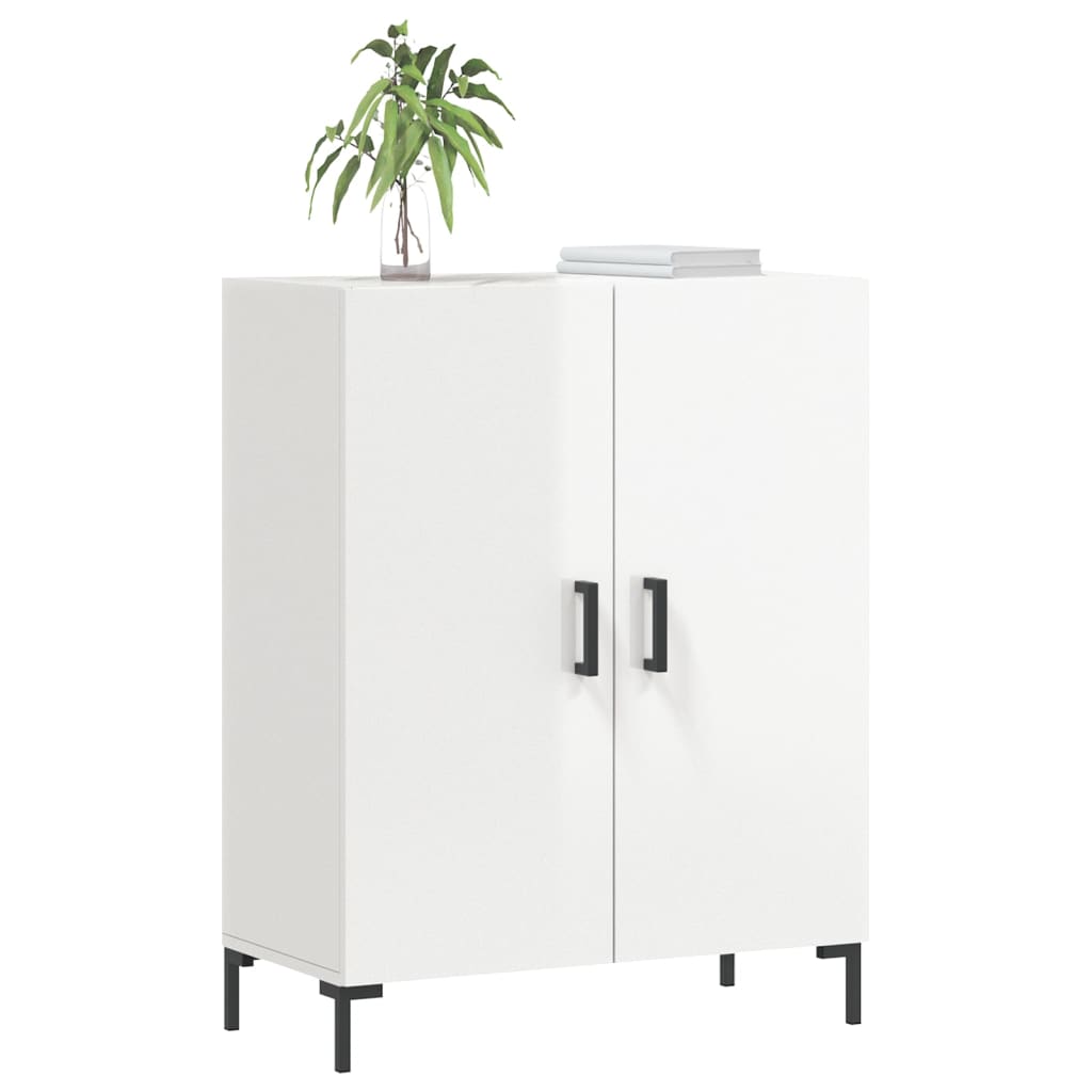 Buffet Blanc brillant 69,5x34x90 cm Bois d'ingénierie Buffets & bahuts vidaXL   
