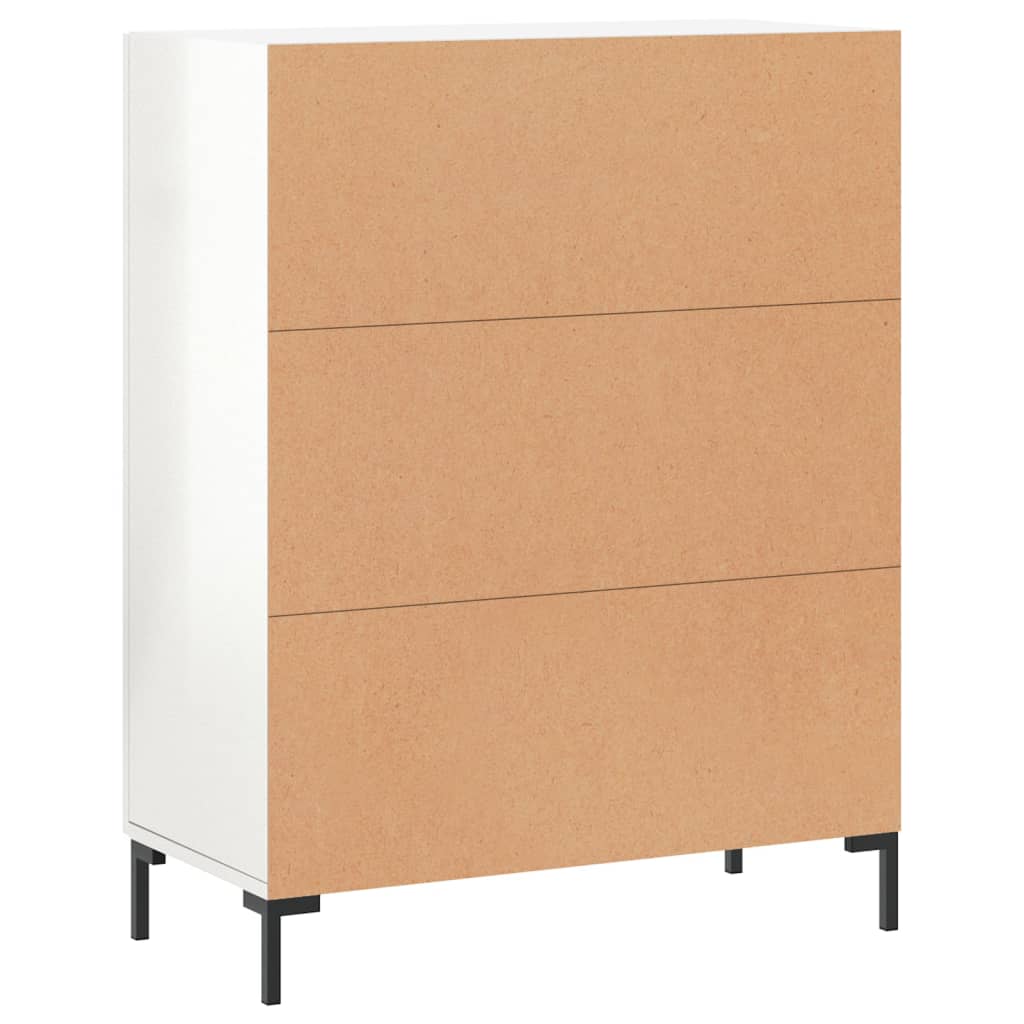 Buffet Blanc brillant 69,5x34x90 cm Bois d'ingénierie Buffets & bahuts vidaXL   