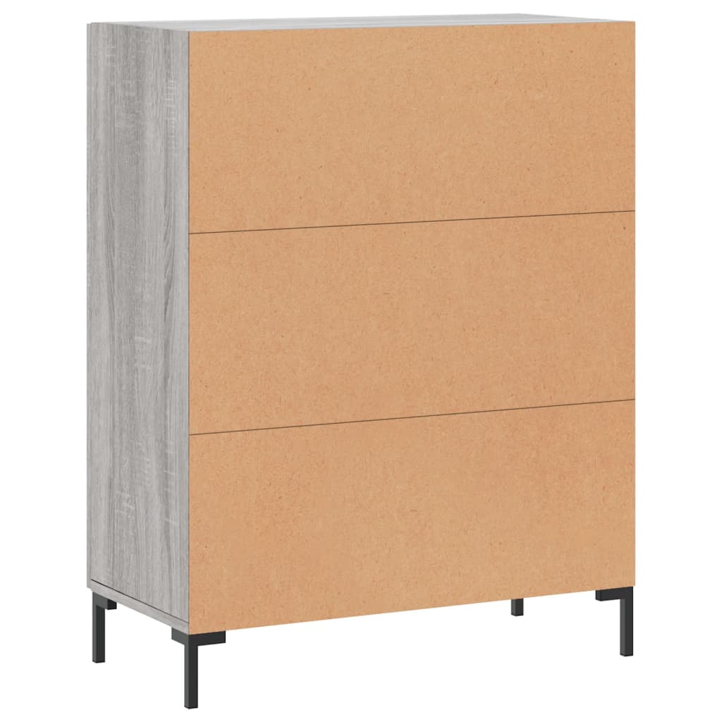 Buffet sonoma gris 69,5x34x90 cm bois d'ingénierie Buffets & bahuts vidaXL   