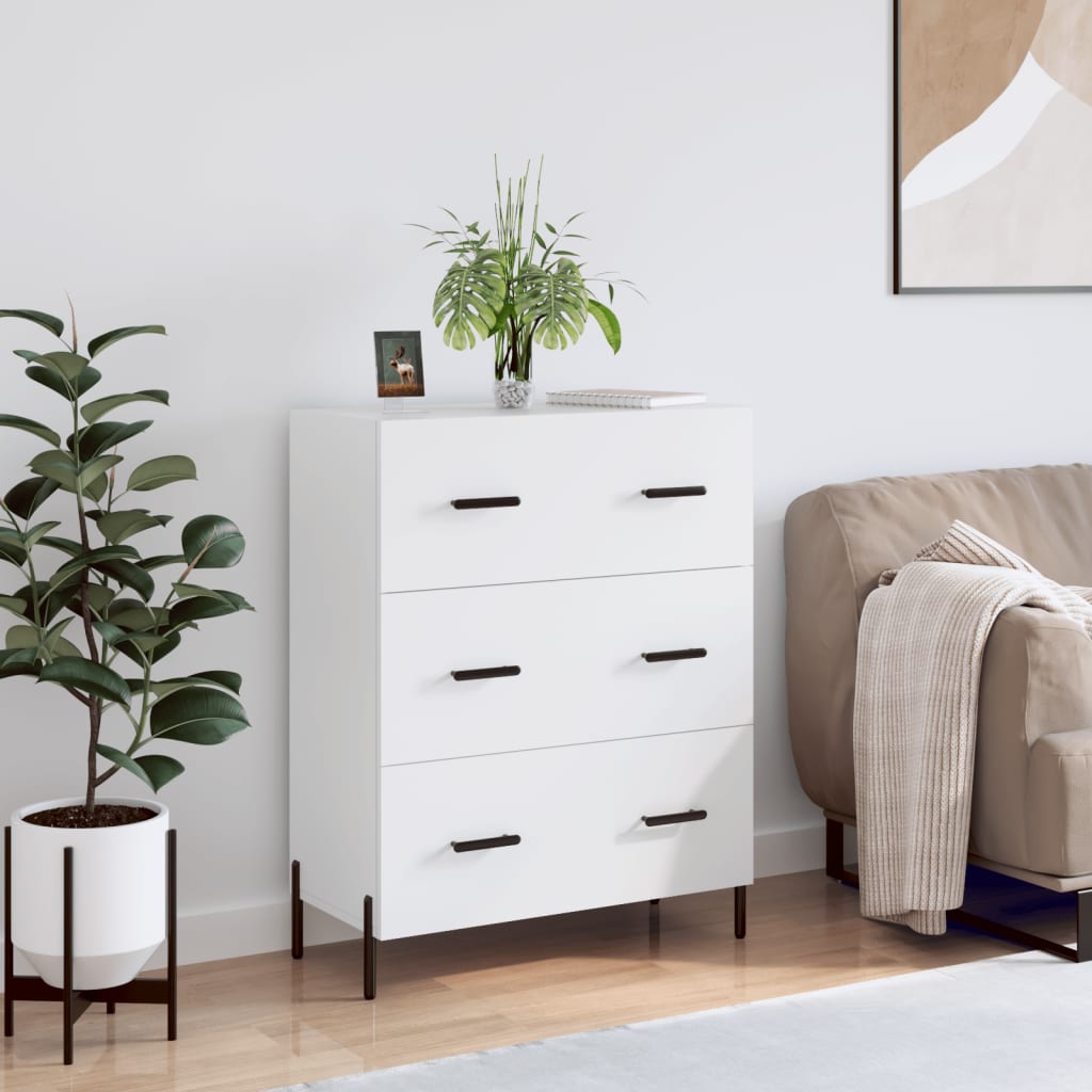 Buffet blanc 69,5x34x90 cm bois d'ingénierie Buffets & bahuts vidaXL   