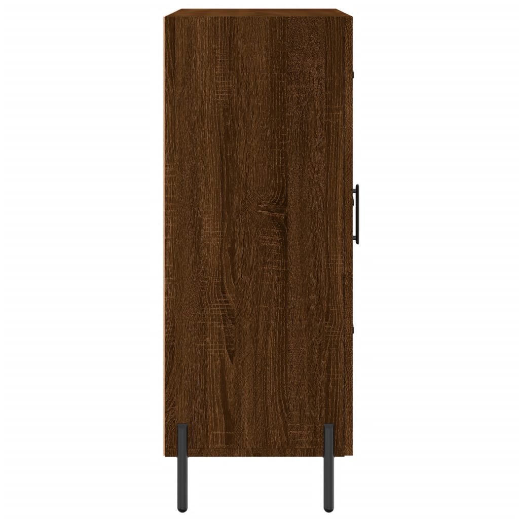 Buffet chêne marron 69,5x34x90 cm bois d'ingénierie Buffets & bahuts vidaXL   