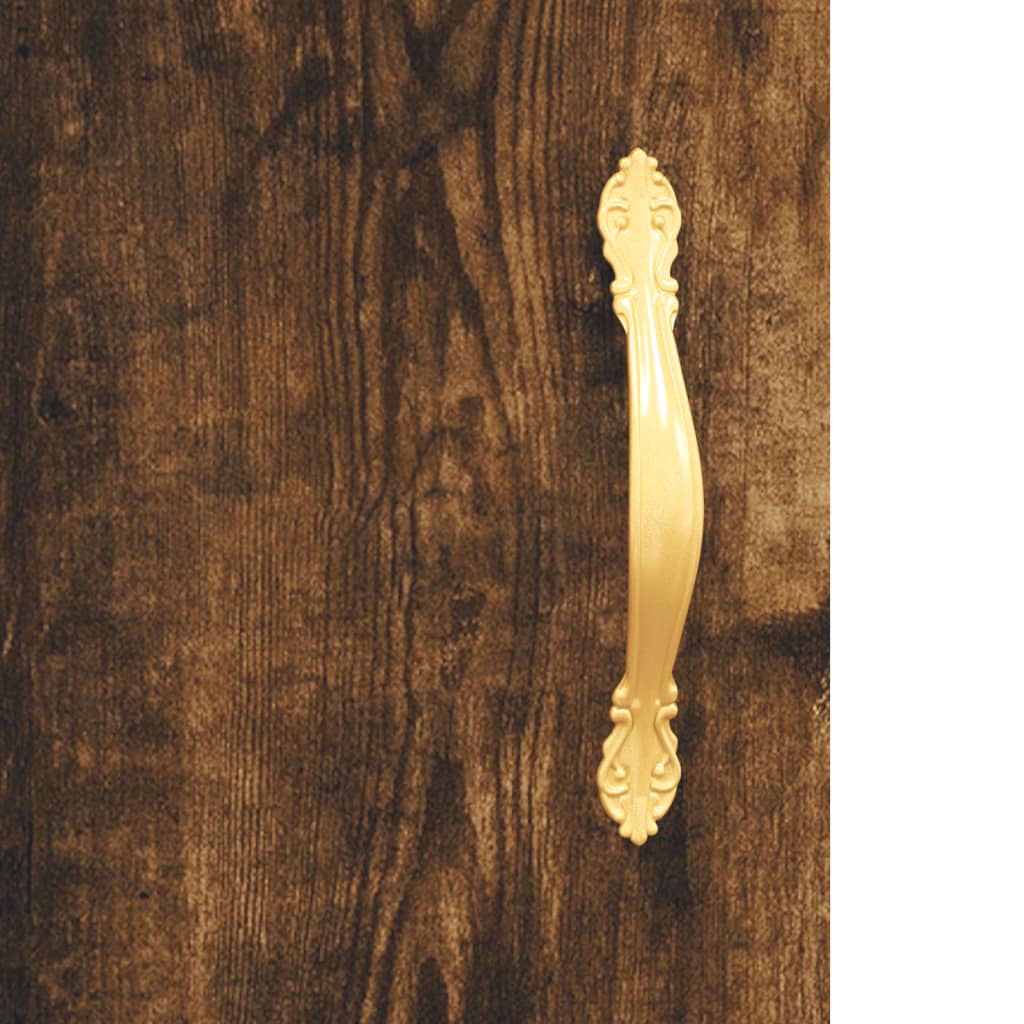 Buffet chêne fumé 69,5x34x90 cm bois d'ingénierie Buffets & bahuts vidaXL   