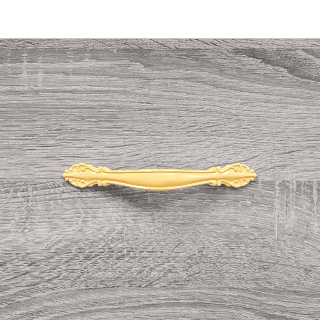 Buffet sonoma gris 69,5x34x90 cm bois d'ingénierie Buffets & bahuts vidaXL   