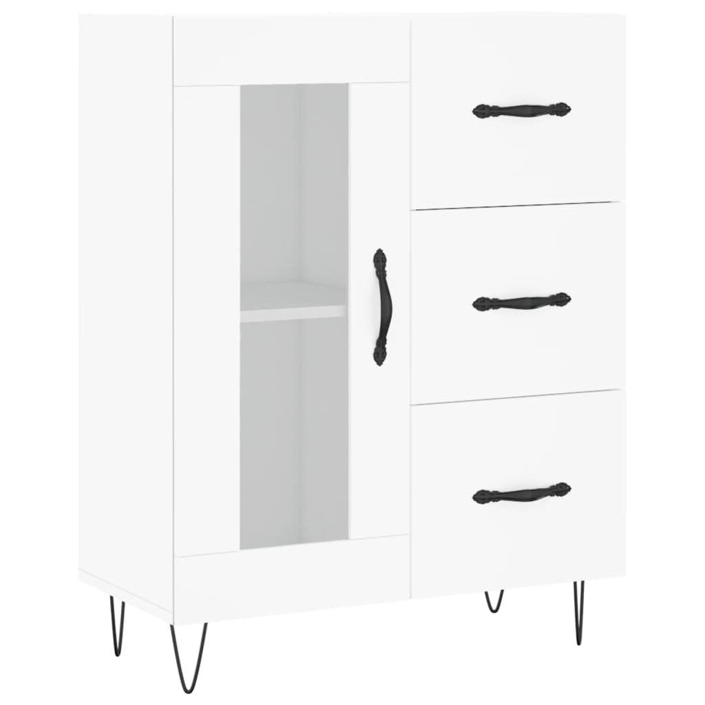 Buffet blanc 69,5x34x90 cm bois d'ingénierie Buffets & bahuts vidaXL   