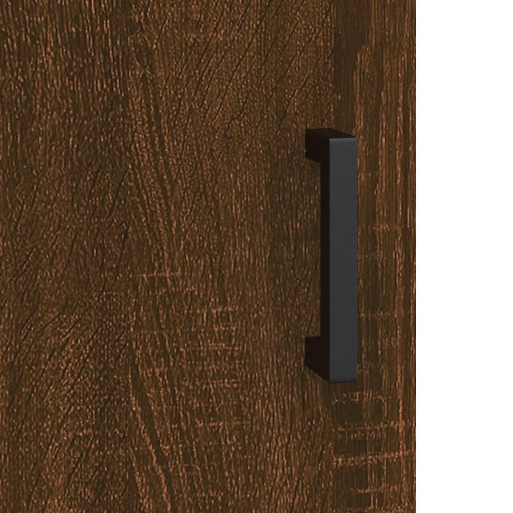 Buffet chêne marron 69,5x34x90 cm bois d'ingénierie Buffets & bahuts vidaXL   