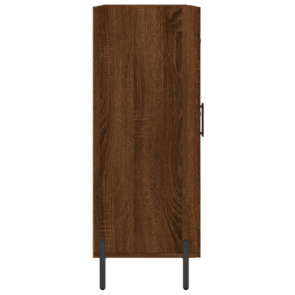Buffet chêne marron 69,5x34x90 cm bois d'ingénierie Buffets & bahuts vidaXL   