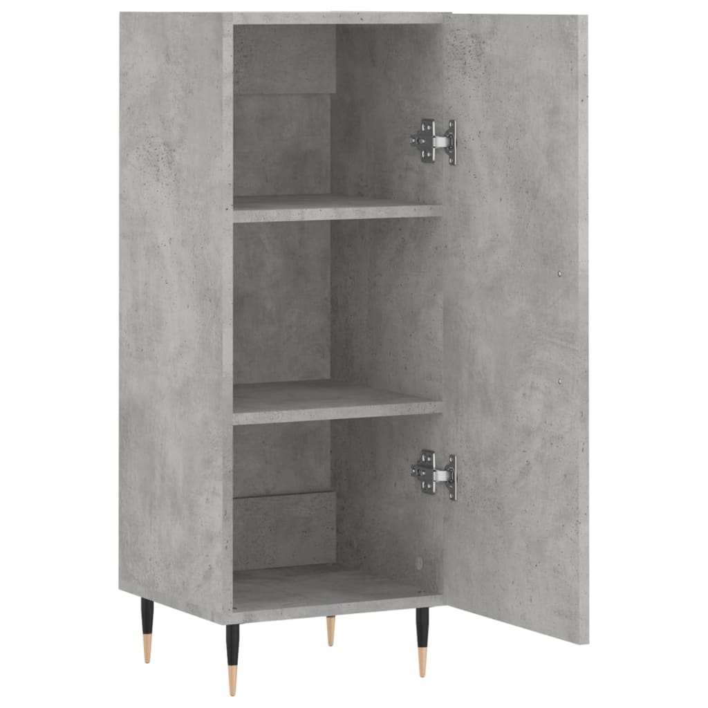 Buffet Gris béton 34,5x34x90 cm Bois d'ingénierie Buffets & bahuts vidaXL   
