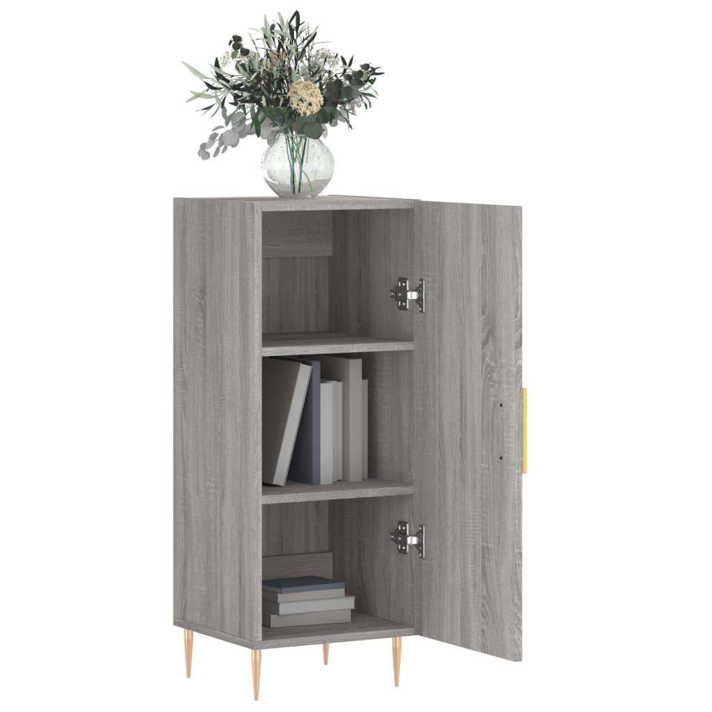 Buffet Sonoma gris 34,5x34x90 cm Bois d'ingénierie Buffets & bahuts vidaXL   