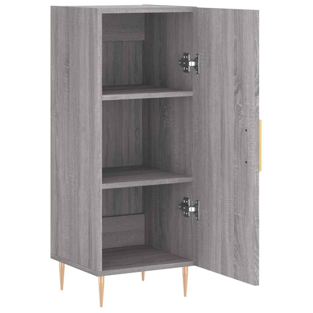 Buffet Sonoma gris 34,5x34x90 cm Bois d'ingénierie Buffets & bahuts vidaXL   