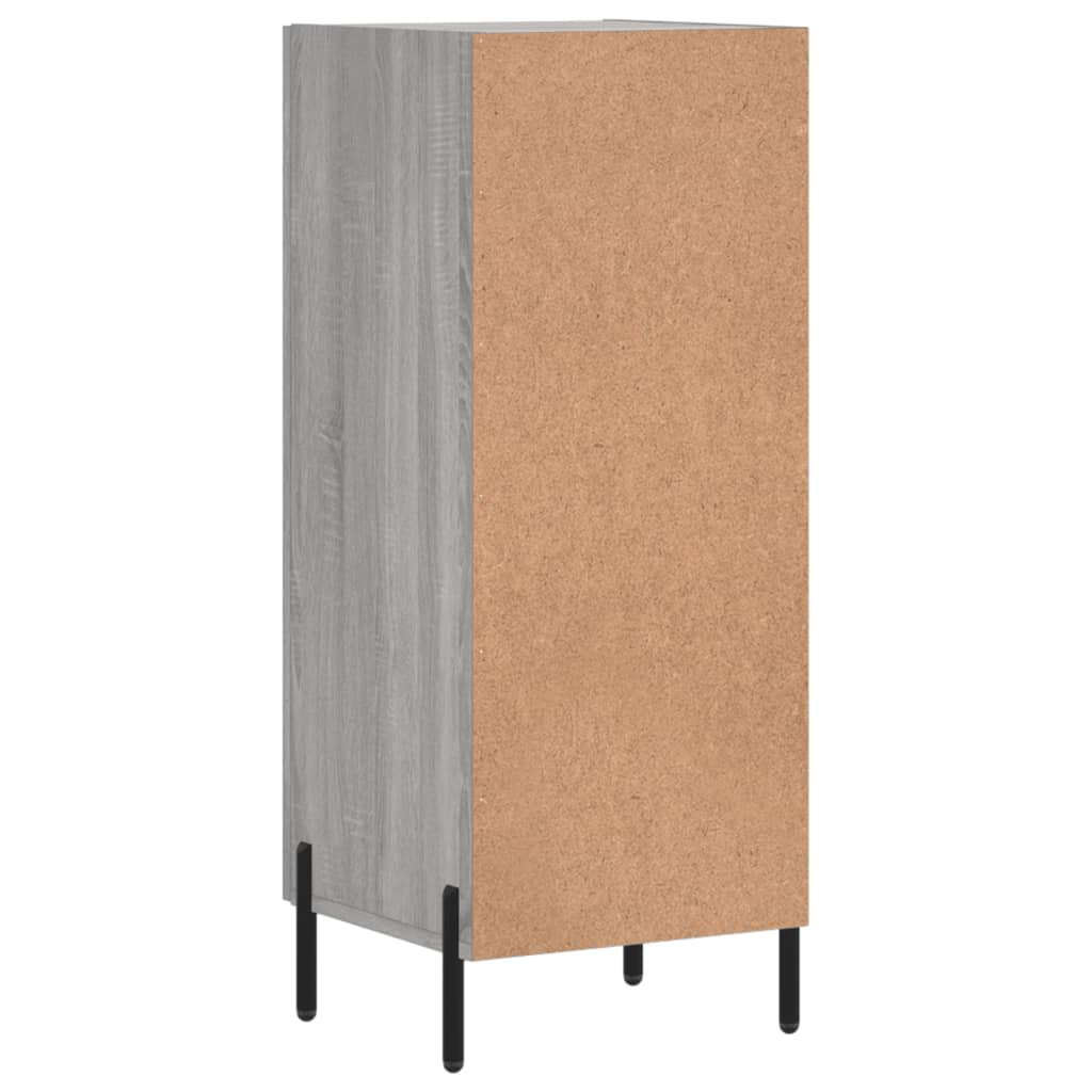 Buffet Sonoma gris 34,5x34x90 cm Bois d'ingénierie Buffets & bahuts vidaXL   