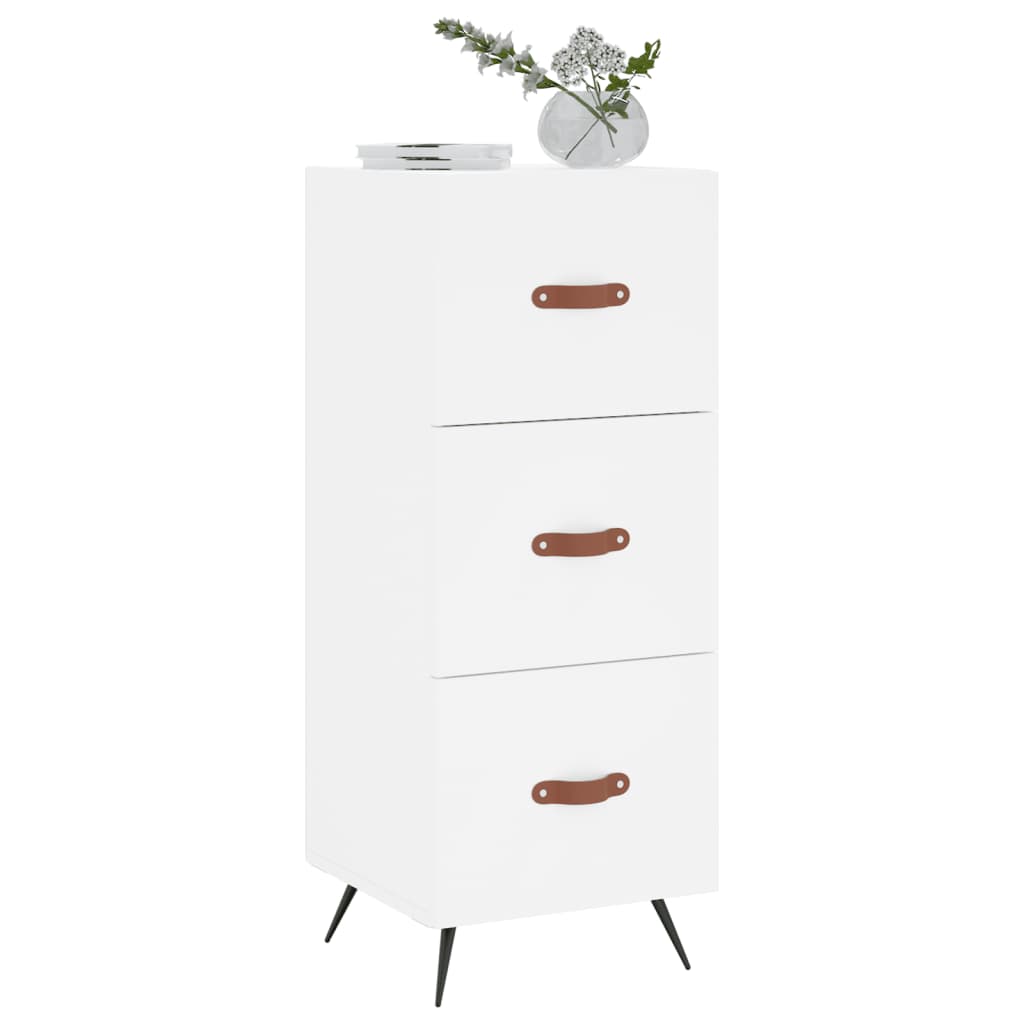 Buffet blanc 34,5x34x90 cm bois d'ingénierie Buffets & bahuts vidaXL   