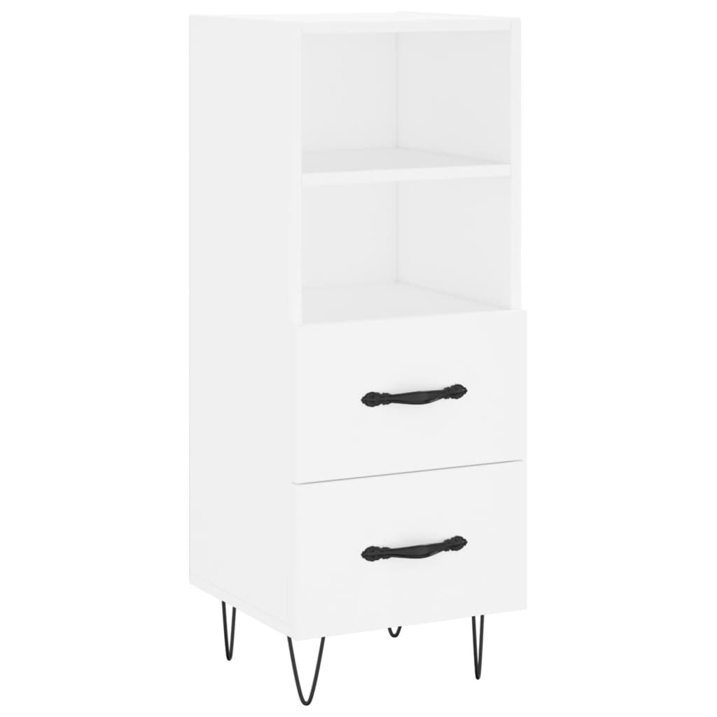 Buffet blanc 34,5x34x90 cm bois d'ingénierie Buffets & bahuts vidaXL   