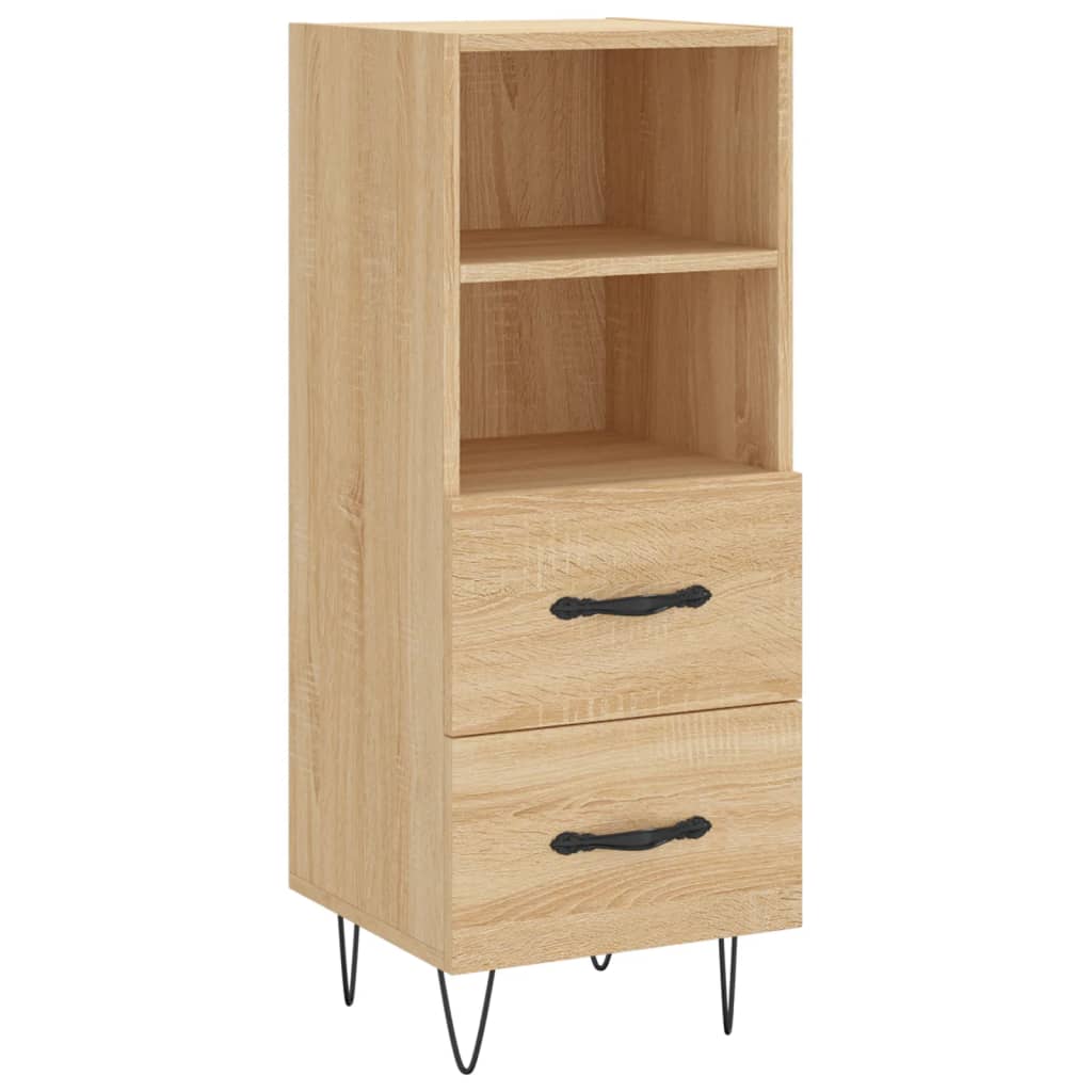 Buffet Chêne sonoma 34,5x34x90 cm Bois d'ingénierie Buffets & bahuts vidaXL   