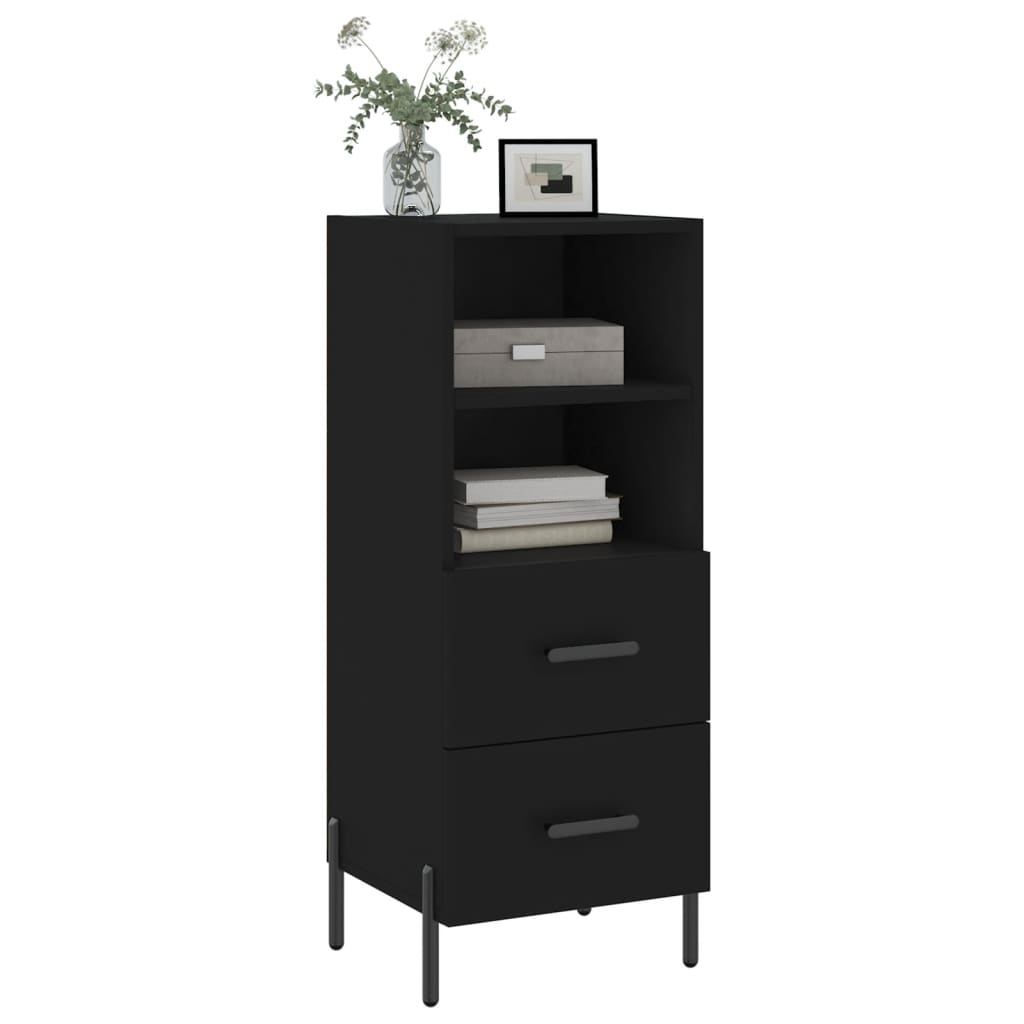 Buffet Noir 34,5x34x90 cm Bois d'ingénierie Buffets & bahuts vidaXL   
