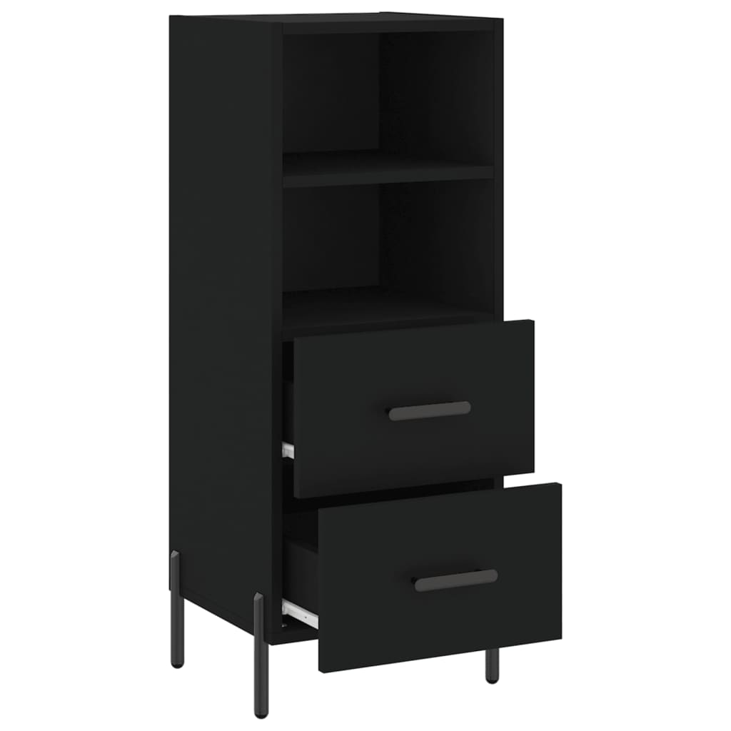 Buffet Noir 34,5x34x90 cm Bois d'ingénierie Buffets & bahuts vidaXL   