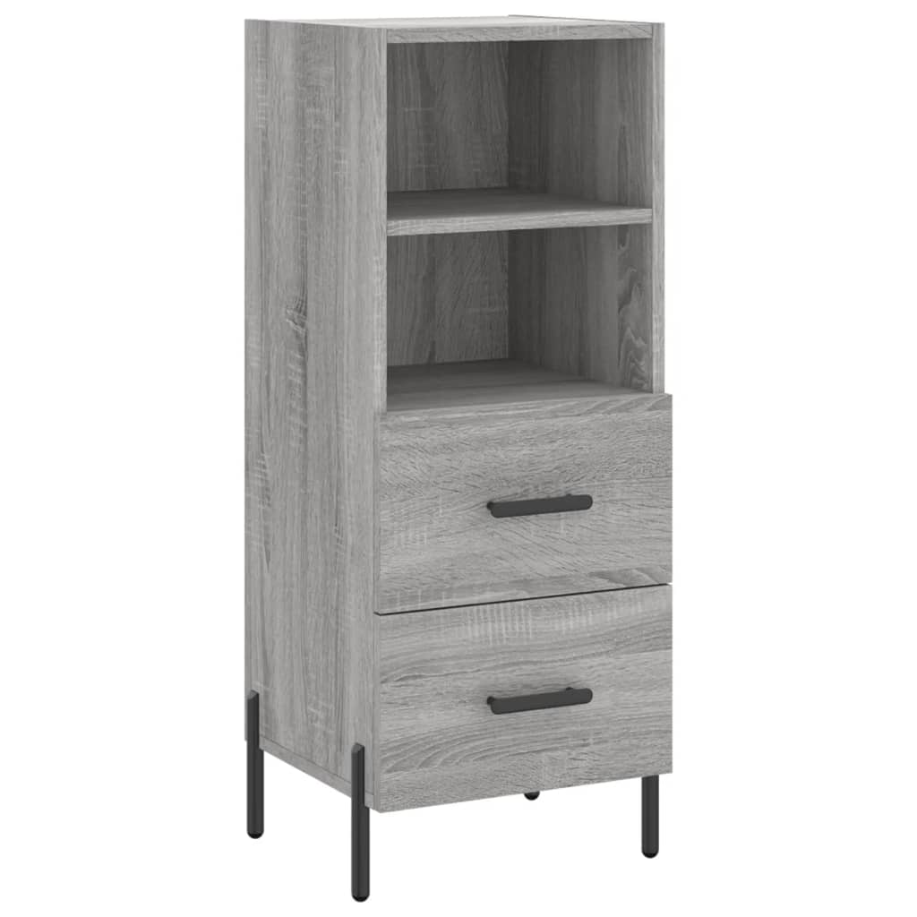 Buffet Sonoma gris 34,5x34x90 cm Bois d'ingénierie Buffets & bahuts vidaXL   